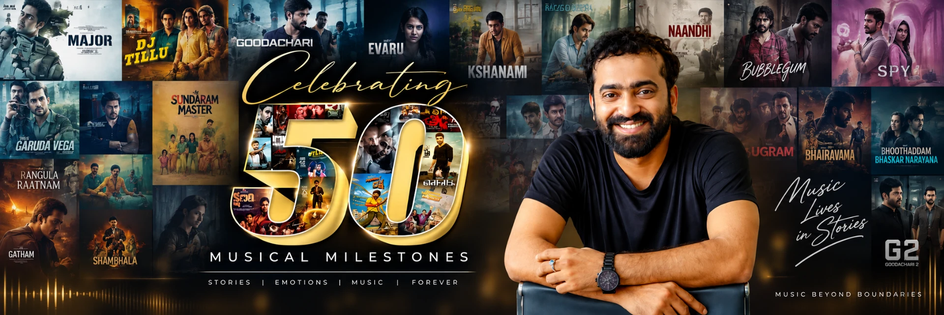Celebrating 50 musical milestones — Sri Charan Pakala, music beyond boundaries